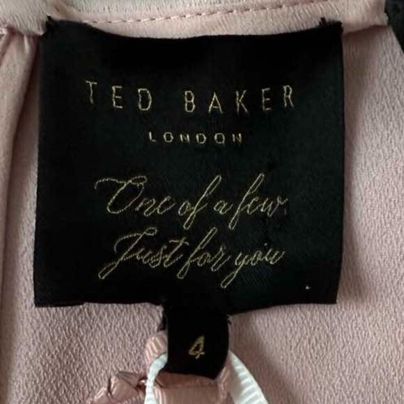 TED BAKER LONDON | NWT Ellame Sheath Wrap Bodycon Dress Size 4 (US 10-12) - Picture 5 of 16